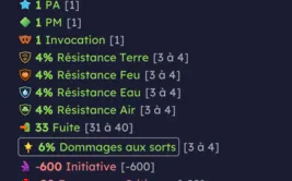 Mériana - 2% Dommages Sorts